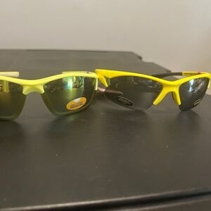 Pugs Yellow Sports Sunglasses Set